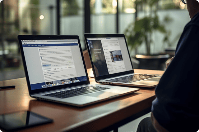 Professional Multitasking in Modern Workspace 1