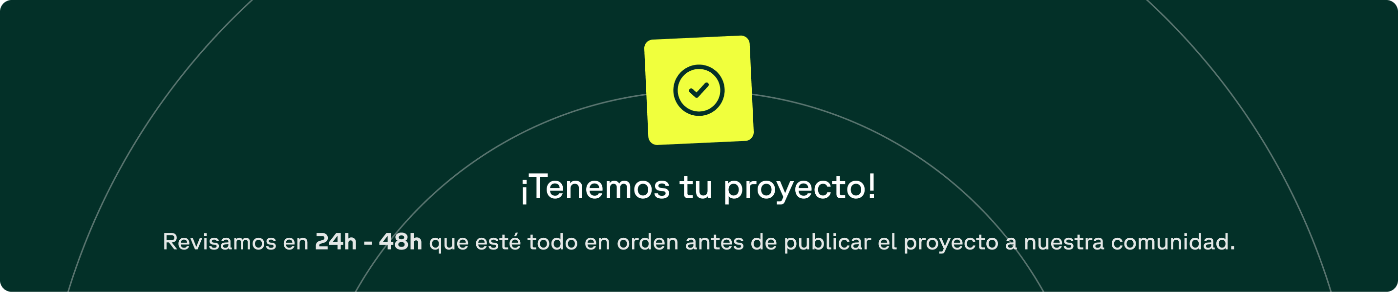 Proyecto recibido