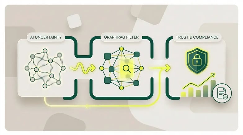 GraphRAG: cómo reducir alucinaciones en inteligencia artificial - Infografía