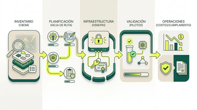 ¿Está tu cifrado listo para el día Q? Migración a PQC - Infografía