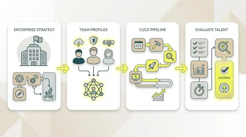 Cómo formar un equipo GitOps y CI/CD enterprise - Infografía