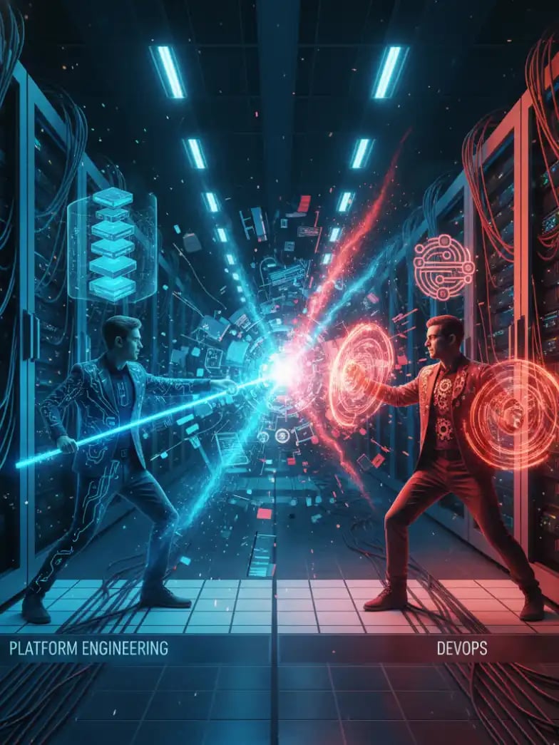 Diferencias platform engineering y devops