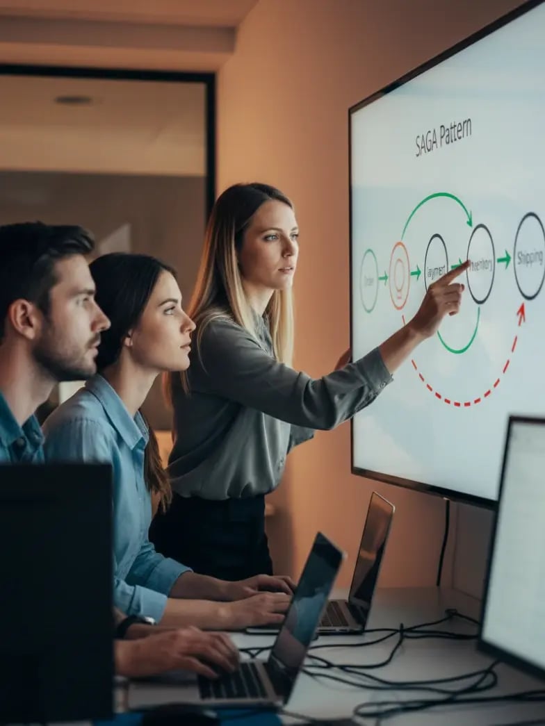 Qué es el patrón SAGA